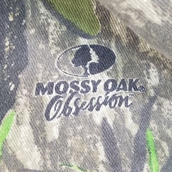 Mossy Oak Fieldstaff Camo Overalls Mens 46x30 Green Brown Hunting Outdoor - Picture 7 of 13